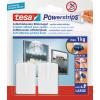 TESA Powerstrips Bilder-Nagel 580310002 weiss, Kapazität 1kg 2 Stück