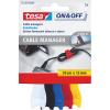 TESA Kabelbinder on&off 12mmx20cm 552360000 5-farbig 5 Stück