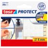 TESA Protect Lärm/Rutschstopper 8mm 578980000 transparent, rund 28 Stück