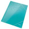 LEITZ Gummibandmappe WOW A4 39820051 eisblau
