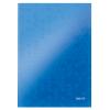 LEITZ Notizbuch WOW A4 46251036 liniert, 90g blau