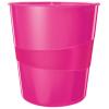 LEITZ Papierkorb WOW 15 Liter 52781023 pink