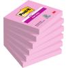 POST-IT Block Super Sticky 76x76mm 6546SSPNK Pink 6x90 Blatt