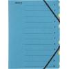 BIELLA Fächermappe A4 32841205U blau 12-teilig