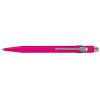 CARAN D'ACHE Kugelschreiber 849 Metall 849.090 rosa, refill, Schrift blau