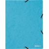 BIELLA Gummibandmappe A4 17840106U hellblau, 355gm2 200 Bl.