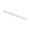 FELLOWES Plastikbinderücken 8mm A4 5345406 weiss, rund 100 Stück