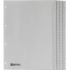 HETZEL Register PP A4 721311 grau 1-100