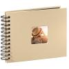HAMA Spiralalbum Fine Art 113675 240x170mm, taupe 25 Blatt