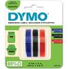 DYMO 3D-Prägeband 9mmx3m S0847750 blau, schwarz, rot 3 Stück