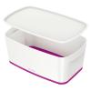 LEITZ MyBox Klein, mit Deckel 5lt 5229-10-62 weiss/violett