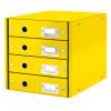 LEITZ Schubladenset Click&Store A4 6049-00-16 gelb 4-Schublade