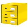 LEITZ Schubladenset Click&Store A4 6048-00-16 gelb 3-Schubladen