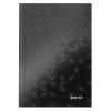 LEITZ Notizbuch WOW A5 4627-10-95 liniert, 90g schwarz