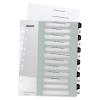 LEITZ Register PP WOW A4+ 1216-00-00 schwarz/weiss 12-teilig