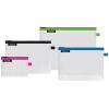 LEITZ Zip-Verschlusstasche WOW S/M/L 4016-00-99 ass. 4 Stück