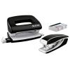 LEITZ Locher/Hefter NeXXt WOW 5561 5561-20-95 schwarz, Bundle 10 Blatt
