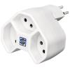 STEFFEN Mehrfachstecker MANTA 14 97 1002 weiss, drehbar, 3xT13
