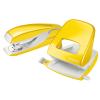 LEITZ Locher/Hefter WOW 5095 5095-10-62 gelb, Bundle 30 Blatt