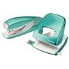 LEITZ Locher/Hefter WOW 5095 5095-10-51 eisblau, Bundle 30 Blatt