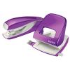 LEITZ Locher/Hefter WOW 5095 5095-10-62 violett, Bundle 30 Blatt
