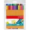 STABILO Fineliner Point 88 0.4mm 8830-1 25+5 Neon Etui