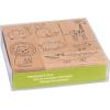 HEYDA Stempel-Set Tiere 12x10x3cm 204888688 Holz 7-teilig
