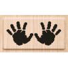 HEYDA Stempel Hände 4.5x2cm 211801204 Holz matt