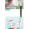 SECURIT Fensterschablone WINDOODLE WD-3A3-AN A3 Animals 3 Stück