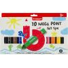 BRUYNZEEL Fasermalerset Kids Mega Point 60122002 10 Farben