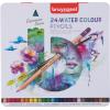 BRUYNZEEL Aquarellfarbstifte Expression 60313024 24 Farben Metalletui