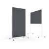 MAGNETOPLAN Design-Moderatorentafel VP 1181101 Filz, grau 1000x1800mm