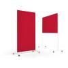 MAGNETOPLAN Design-Moderatorentafel VP 1181106 Filz, rot 1000x1800mm