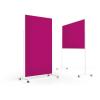 MAGNETOPLAN Design-Moderatorentafel VP 1181118 Filz, pink 1000x1800mm