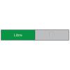 BEREC Türschild 37,4x152mm 314.088 Alu, Libre-Occupé