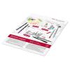 TOMBOW Zeichenblock Bristol A5 PB-MARK-5 hellweiss, 250g 25 Blatt