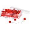 MAGNETOPLAN Pinwand-Nadeln 111165006 rot, 6x19mm 100 Stück