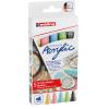 EDDING Acrylmarker 5100 2-3mm 5100-E5-099 pastell, ass. 5 Stück