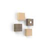 TRENDFORM Magnete WOOD SQUARE FA3142 4er Set, Holz