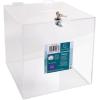 EXACOMPTA Einwurfbox 250x250x250mm 89158D transparent, abschliessbar