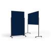 MAGNETOPLAN Design-Moderatorentafel VP 1181214 dunkelblau, Filz 1000x1800mm