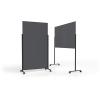 MAGNETOPLAN Design-Moderatorentafel VP 1181201 grau, Filz 1000x1800mm