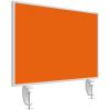 MAGNETOPLAN Tischtrennwand VarioPin 1108044 orange 800x500mm