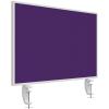 MAGNETOPLAN Tischtrennwand VarioPin 1108011 violett 800x500mm