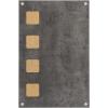 SECURIT Kreidetafel Living Wall LW-GY-58 grau 63x41x2cm