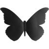 SECURIT Kreidetafel 3-D Butterfly W3D-BUTTERFLY schwarz, 7 Stück 28x16.3x1cm