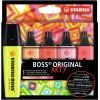 STABILO Textmarker BOSS ARTY 70/5-02-1-20 Warme Farben, Etui 5 Stk.