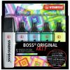 STABILO Textmarker BOSS ARTY 70/5-02-2-20 Kalte Farben, Etui 5 Stk.