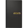 BRUNNEN Taschenkalender 2026 1075661906 1W/2S schwarz ML 9x15cm