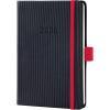 CONCEPTUM Wochenkalender 2026 C2609 1W/2S schwarz/rot 15.1x10.8cm